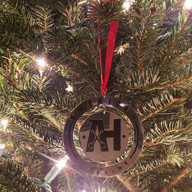 AH Metal Logo Christmas Ornament