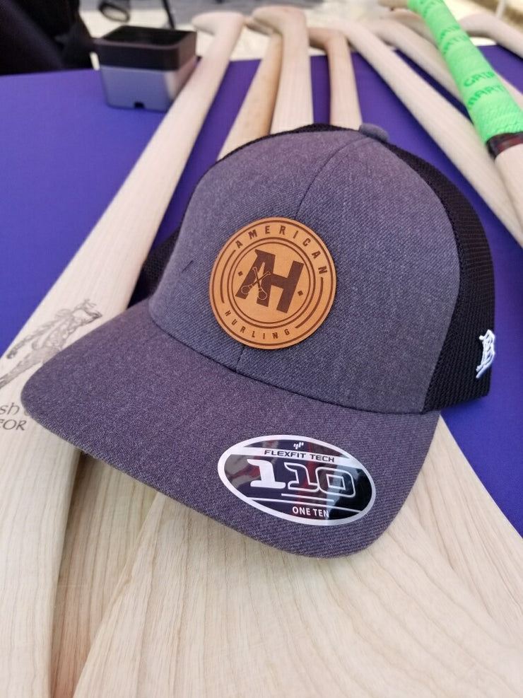 American Hurling Leather Patch Hat